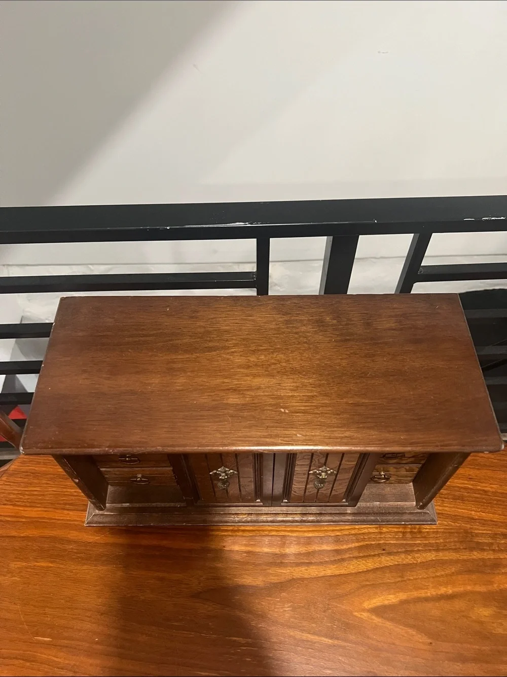 Vintage Wooden Jewelry Box